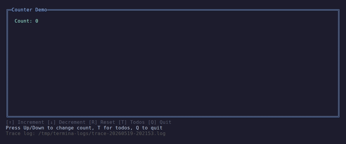 Todo list demo: adding tasks through a modal, then toggling completion